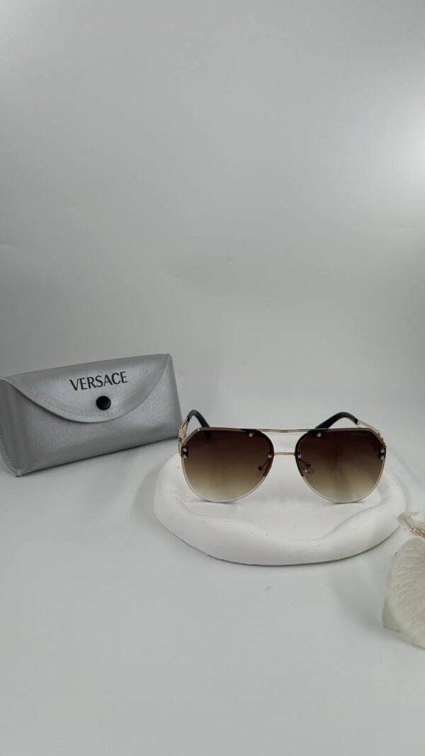 Слънчеви очила Versace Style and Glamor in Brown - Image 2